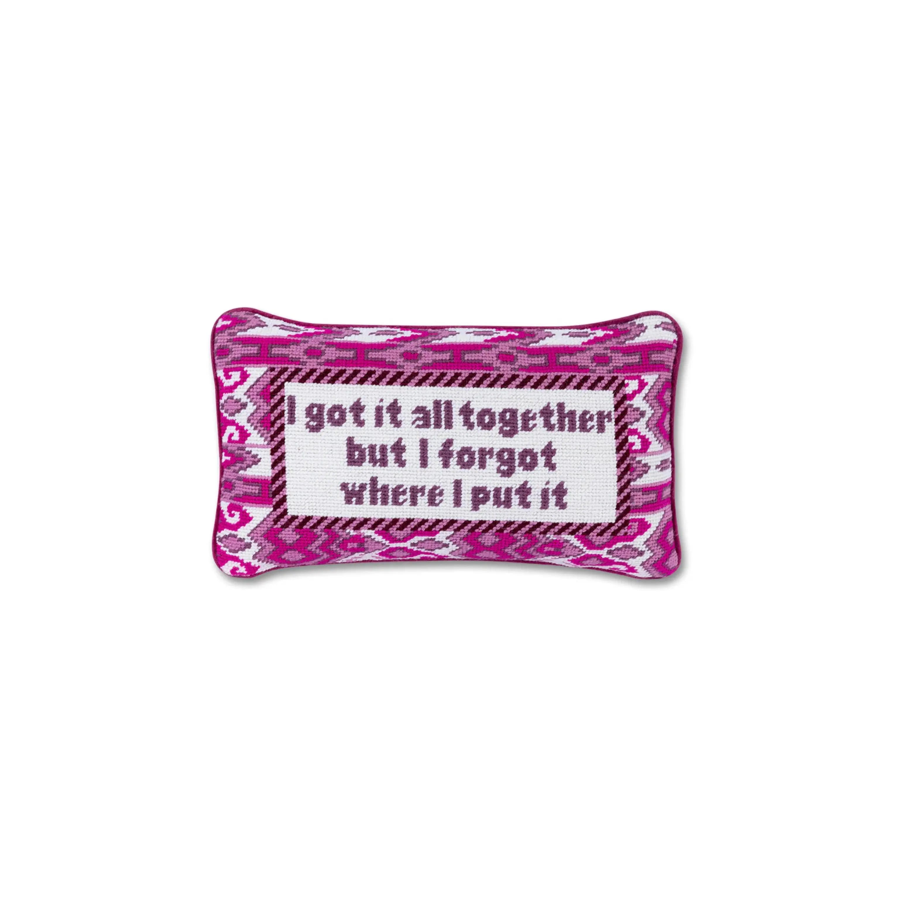 Got it All Together Needlepoint Pillow