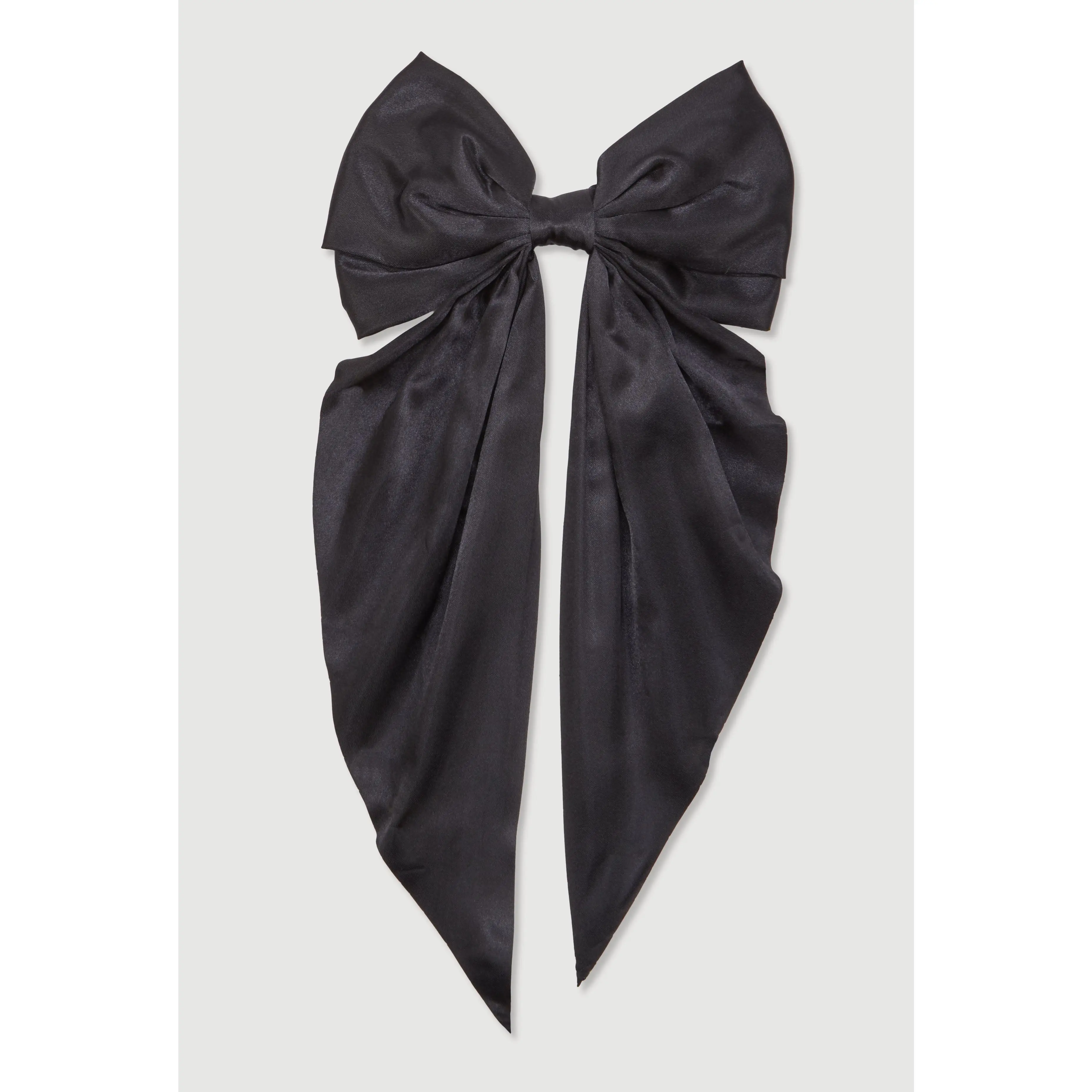 Satin Bow Hair Clip