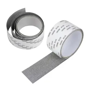 Window Screen Repair Tape, Adhesive Gray Screen Repair Strip, Durable Fiberglass Mesh Tape for Fixing Window and Door Screens (2inch x 157.5inch)