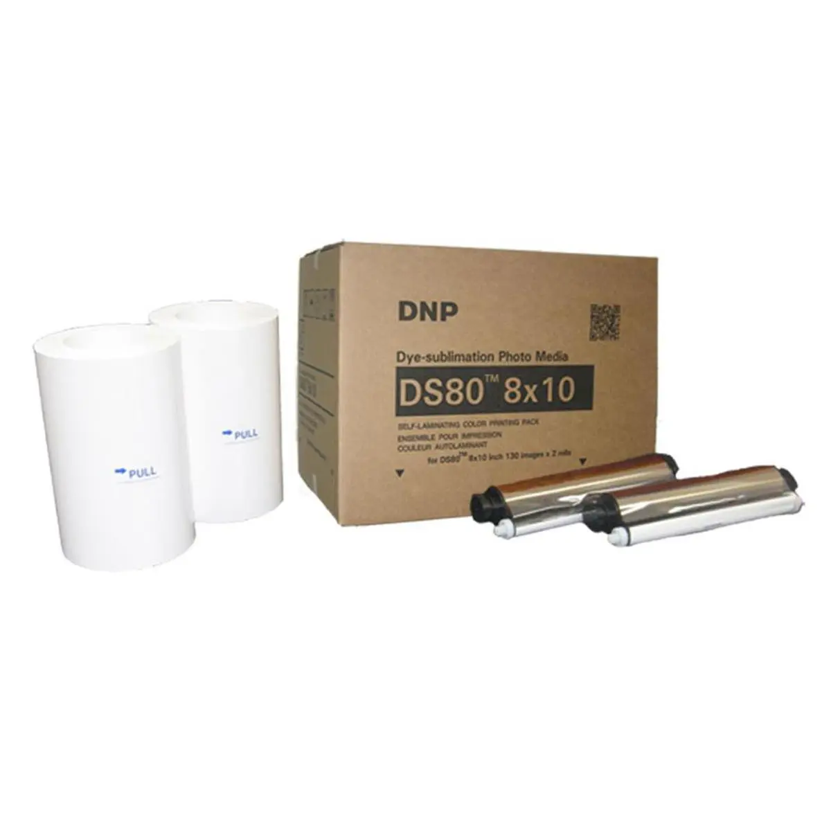 DNP DS80 Series Dyesub Printer Media Kit - 8x10in Glossy Photo Paper, 260 Sheets, Compatible with Printer for Photos