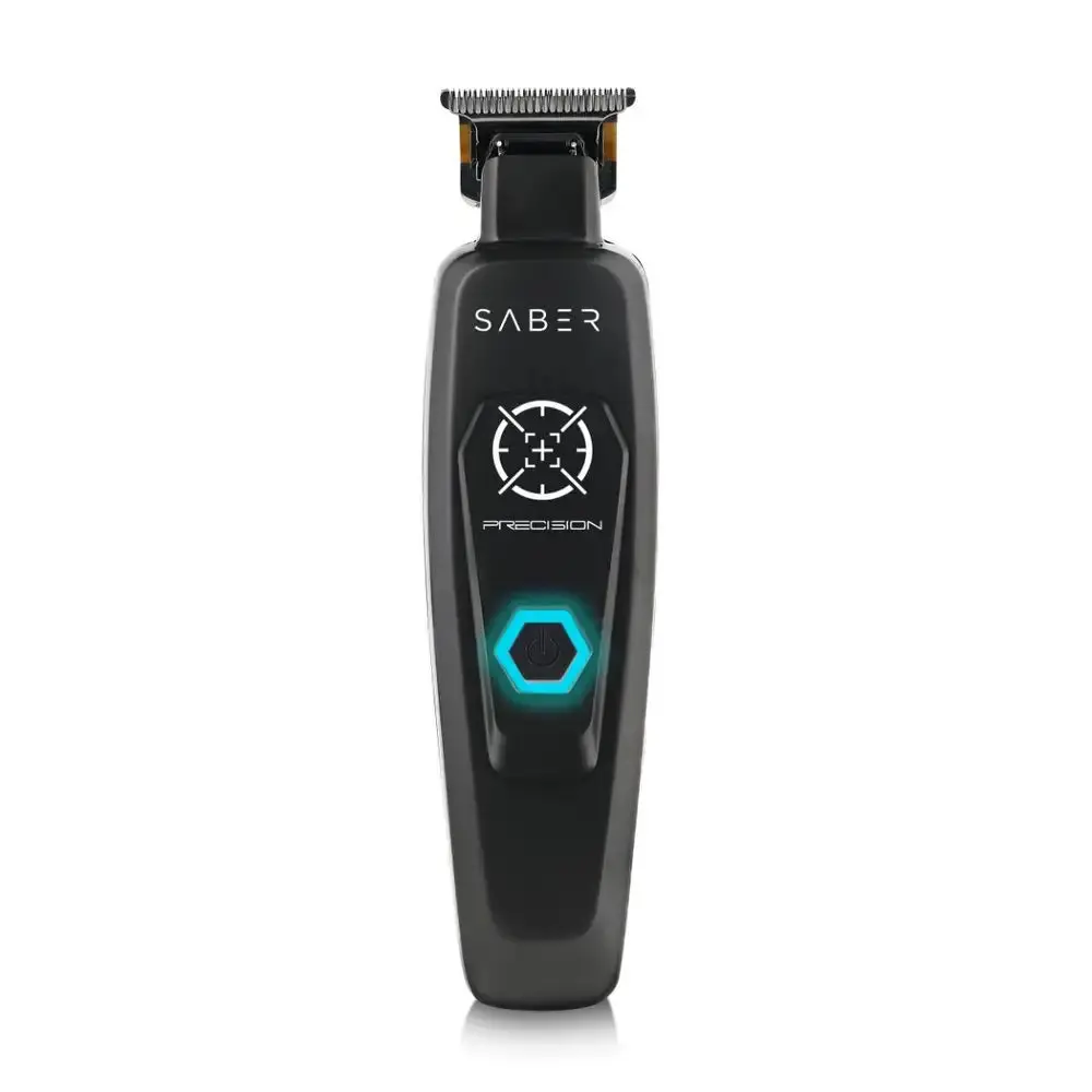 Saber Precision Saber Professional Hair Trimmer with Digital Brushless Motor Cordless Clippers Set Adjustable Blade Clippers