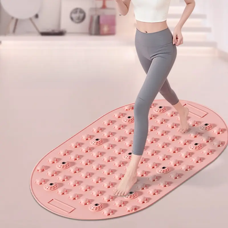 Soft Silicone Turtle Super Slow Running Finger Pressure Board, Foot Massage Pad, Indoor Stationary Running Pad, Foot Stepping Finger Pressure Pad