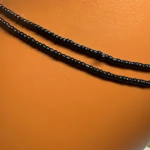 Auntie Ama Black Glass Waist Beads