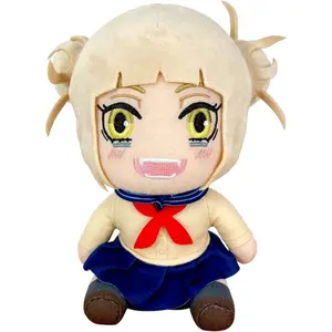 Great Eastern - My Hero Academia Season 2 Himiko Toga Plush - 7-Inch Soft Anime Collectible Toy, Sitting Pose, Officially Licensed MHA Character Plushie for Fans, Gift for Kids
