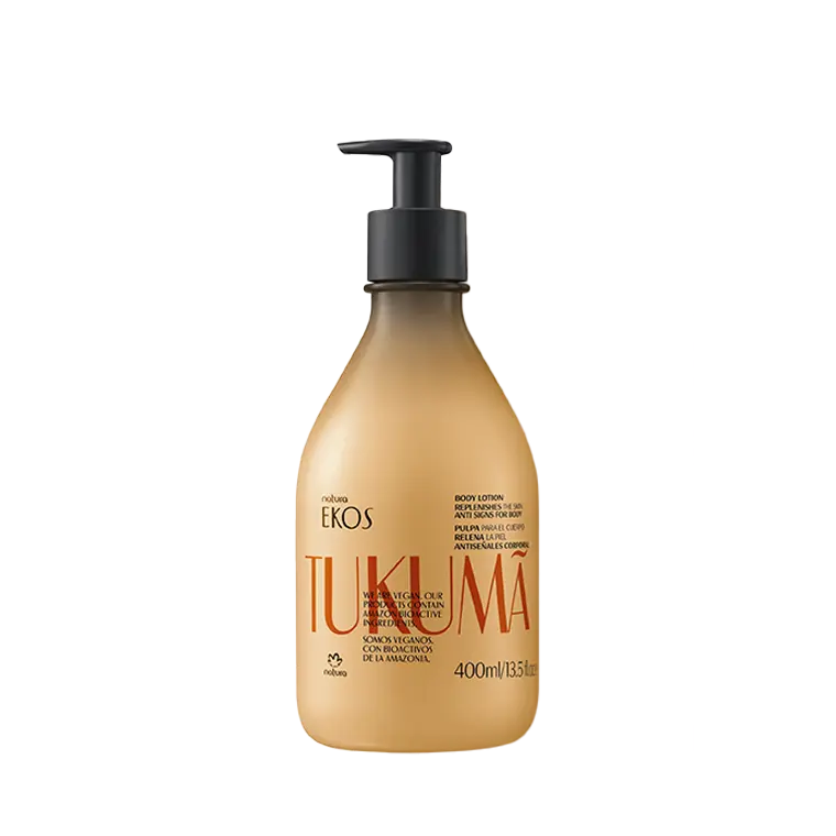 Natura Tukumã Body Lotion, Hyaluronic Acid Boosting Moisturizer, Nourishing Vegan Skin Care 13.fl.oz