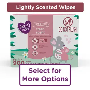 Parent'S Choice Fresh Scent Baby Wipes, 900 Count (Select for More Options) Parent's Choice Care