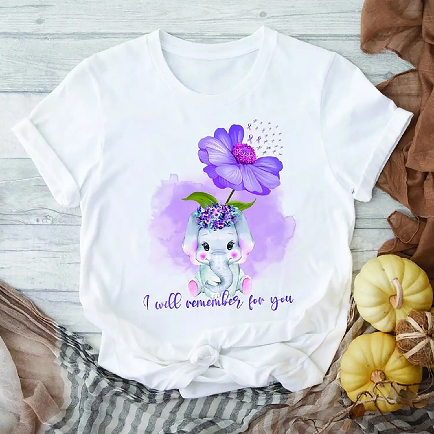 I Will Remember For You Shirts, Most Likely Alzheimer Shirt, Alzheimer's Support Shirt, Alzheimer Shirt, Elephant Shirt, Purple Ribbon Tee