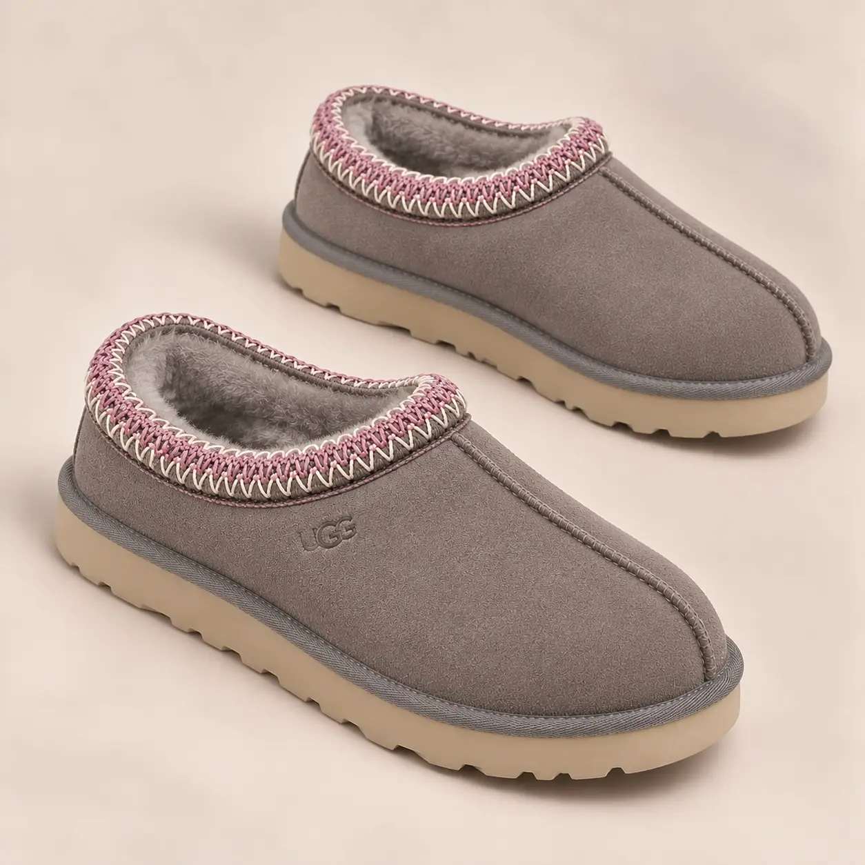 UGG Tasman II Slipper Stormy Grey Women's Fashion Slippers New