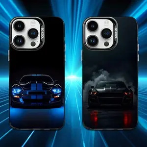 Sports F-Ford M-Mustang Car Phone Case For iPhone17 16,15,14,13,12,11,Pro,MAX Black Matte Shockproof Cover Gift