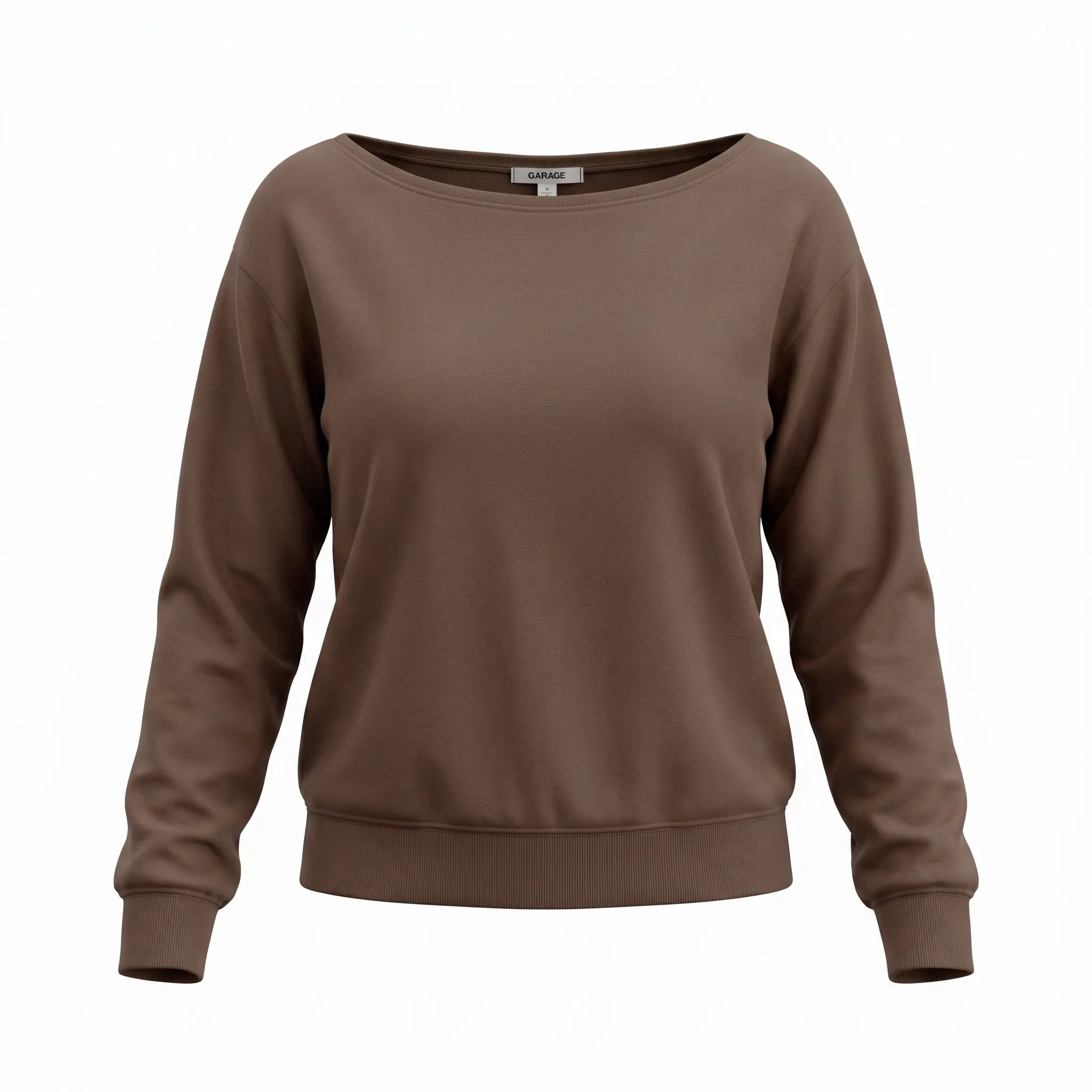 Garage SoftTerry Off Shoulder Sweatshirt
