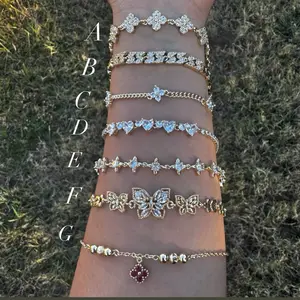 Gold plated bracelets