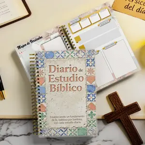 The Essential Verse Mapping Notebook for Focused Christians | Undated Journal with Thick Paper, Spiral Bound Cover, Daily Focus Layout, and Structured Prompts for Deeper Bible Understanding (Spanish Version)