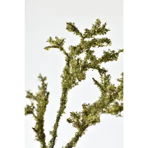 33" Faux Moss Twig Branch Stem