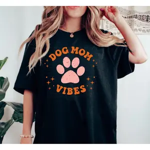 Pawsitively Proud: Dog Mom Vibes T-Shirt
