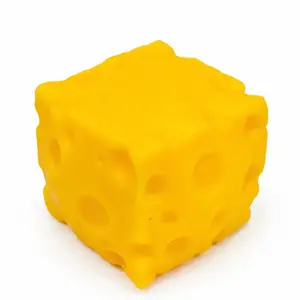 XL HUGE Squishy Cheese Block - Yellow Moldable Fidget Toy for Kids & Adults, Stress Relief Sensory Squeeze Toy, Fun Play & Relaxation, Perfect Easter Gift