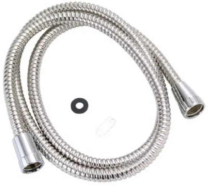 212 MAIN Master Plumber 59 in. Stainless Steel Right Angle Shower Hose, Plumb Shop Division, Brasscraft 682812