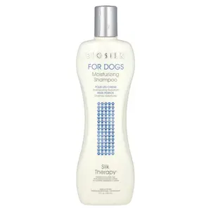 Biosilk Silk Therapy®, Moisturizing Shampoo, For Dogs, 12 fl oz (355 ml) Biosilk Silk Therapy®, Moisturizing Shampoo, For Dogs, 12 fl oz (355 ml)