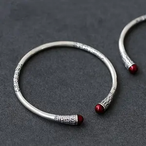 Creative S925 Silvery Monkey King Golden Ring Bracelet for Men and Women, Suitable for Daily Wear - Holiday and Anniversary Gift
