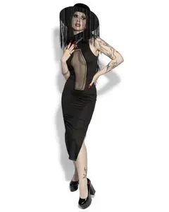 Coffin Mesh Dress