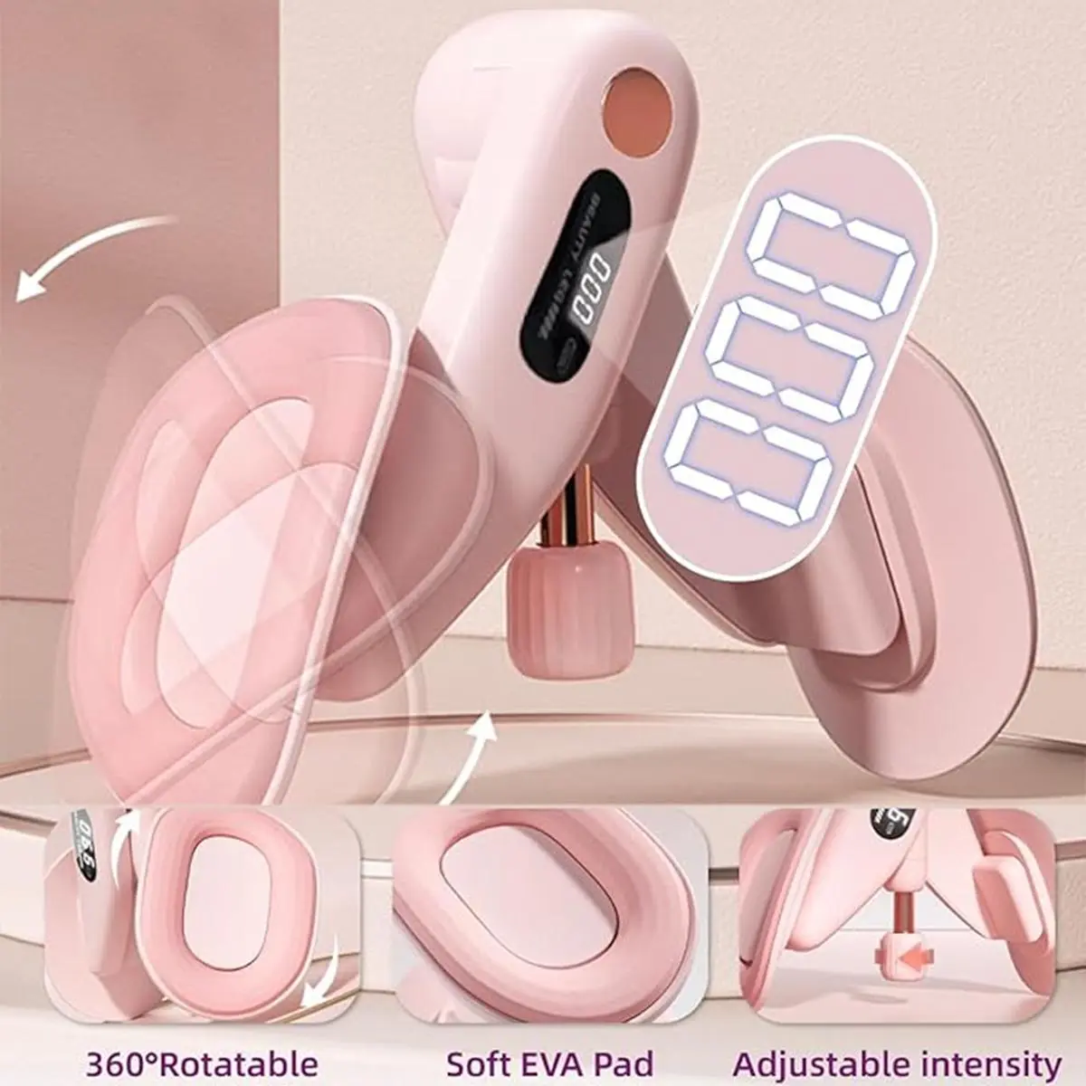Thigh Trainer Home Fitness Equipment for Inner Thigh, Legs, Arms, Arm Trimmers, Ergonomic Supportive DesignIdeal, Ideal for Home Gym Beginners & Daily Fitness Enthusiasts Summervibes Healthcare Muscles