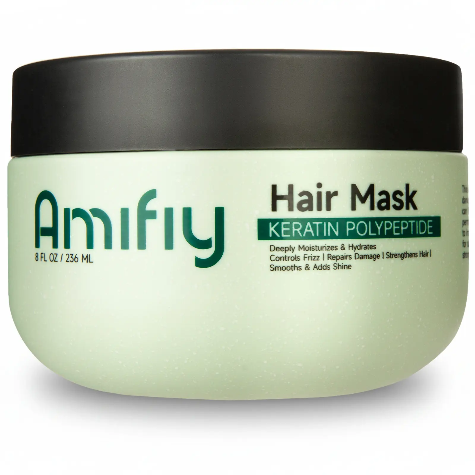 Amifiy Keratin Deep Conditioning Hair Mask, Intensive Hydrating & Repairing Treatment for Dry Damaged Hair, Anti-Frizz Conditioner for Strong, Smooth and Silky Results, 8 fl oz