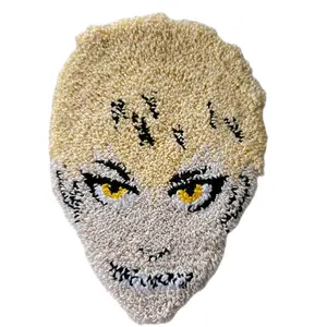 Jingo Raichi Punch Needle Coaster - Handmade Tableware with Unique Design