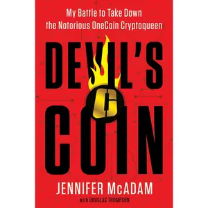 Devil's Coin: My Battle to Take Down the Notorious OneCoin Cryptoqueen by Jennifer McAdam [Hardback Book]