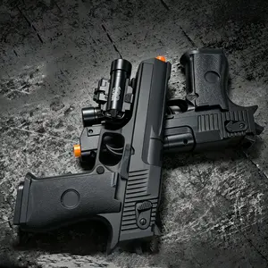 Desert Eagle Shell Ejecting Foam Blaster, Gaming Style Toy Gun with Realistic Reloading Action, Mechanical Shell Ejecting Experience, Includes Soft Darts & Shells, Outdoor Battle Game Gift for Boys, Teens, Gamers & Adults
