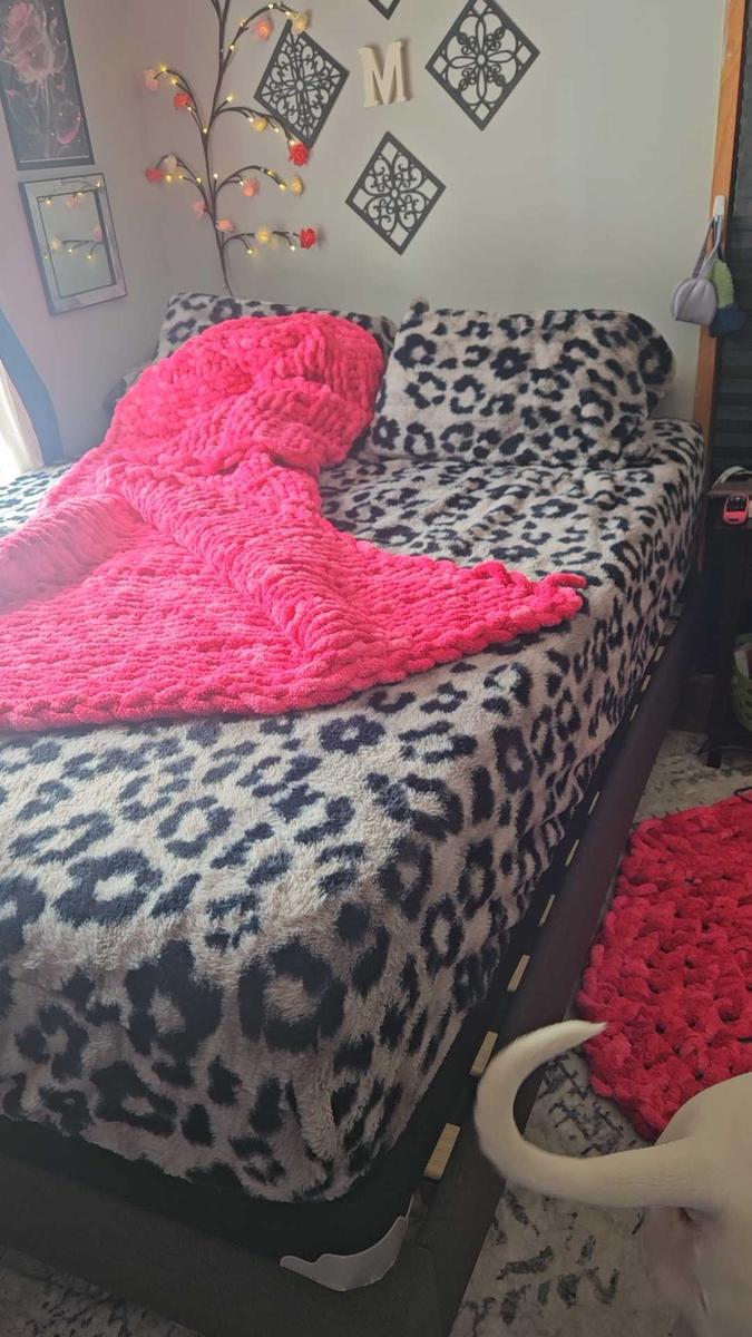 Item: Leopard print - grey, US-Queen(153*203cm)