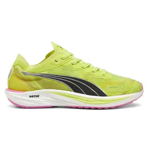 PUMA Womens Liberate Nitro 2 Psychedelic Rush Running Sneakers Shoes - Green, Yellow