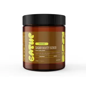 Coconut Cocoa Sugar Scrub - Moisturizing Body Scrub with Sea Salt, Sugar, and Shea Butter - Cleansing Body Care