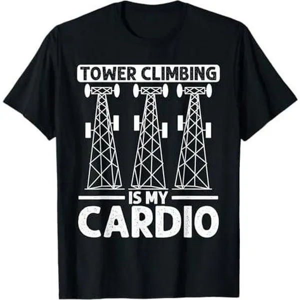 Lineman Tools Tower Climber Gear Tower Climber Stickers T-Shirt