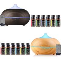 1 black 1 light wood