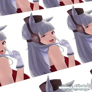 Umamusume Golshi / GoldShip Vinyl Automotive Sticker / Car Decal (UV and Water Resistant)