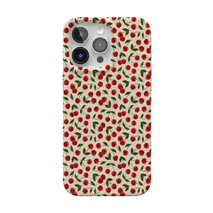 Casely iPhone 14 Pro Max Case | Cherry on Top | Red Cherries | Compatible with MagSafe | Classic Ultra Thin Design