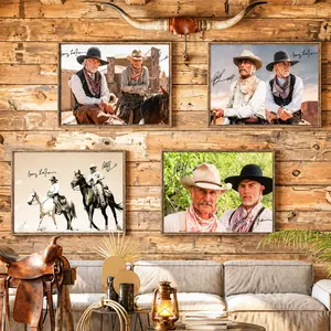 [NO FRAME] Vintage Lonesome Dove Movie Poster, Gus McCrae, Signature Lonesome Dove Poster, Robert Duvall Classic Western Wall Art, Aesthetic Print