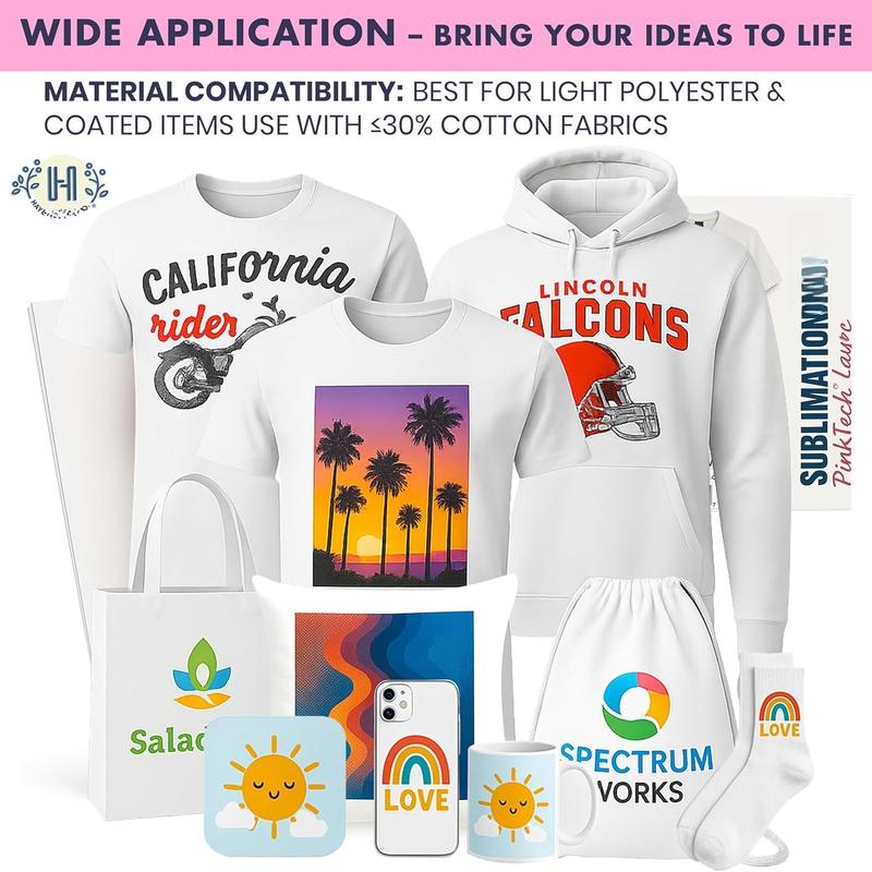 Sublimation  105gsm A4 Size (8.3" x 11.7")  150 Sheets | Works With Sublimation Ink & Blanks | Compatible With Sublimation Printers | T-Shirts, Mugs, Tumblers and More