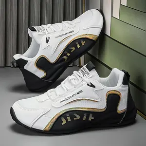 XiaoQinExercise Fitness Outdoor Zhenyuezu Men'S Fashion Sneakers - Casual Sports Street Style Shoes, Solid Color, Low Top, Lace-Up, Faux Upper, Fabric Inner, EVA Insole & Sole, Non-Slip, Abrasion Resistant for All-Season Daily Wear, Running &