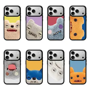 【Black Frame Transparent Magnetic Case】fugglerⅨ Phone Case iPhone17ProMax MagSafe Phone Case 16Pro Shockproof Case Compatible with iPhone15/14/13/12