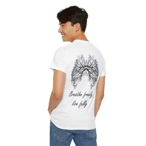Unisex Heavy Cotton Tee - Breathe freely, live fully
