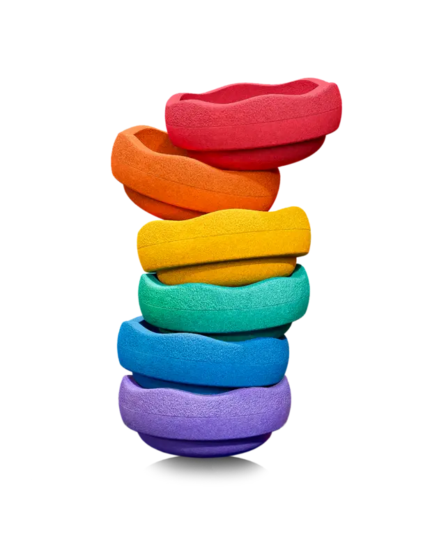 Stapelstein® Original Rainbow & Board Bundle