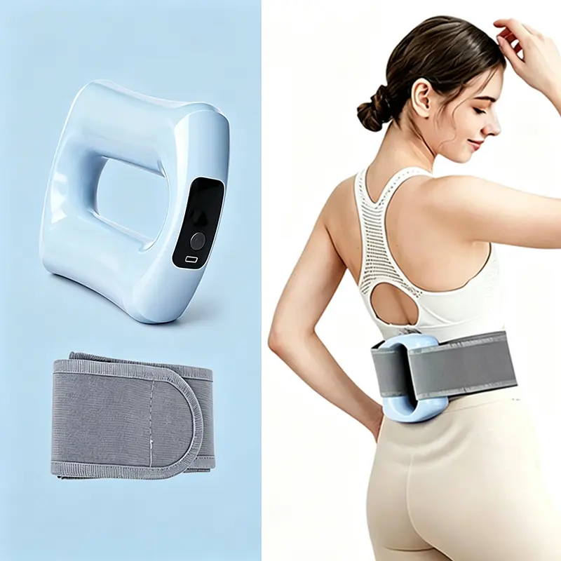 Five level fascia massager, deep muscle massager with adjustable waist belt, portable body fascia ring, suitable for abdomen, waist, legs, back and neck, relaxing body and mind, home gym massage equipment, perfect gift for lovers and friends