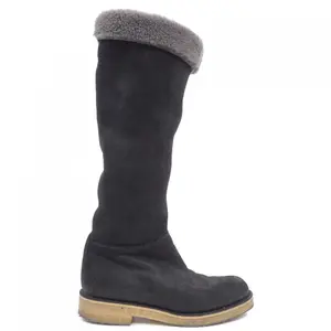 Pre-owned HERMÈS Calfskin Small Leather Goods Hermes Boots35.5