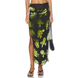 SIR. Roxane Skirt in Cloud Green