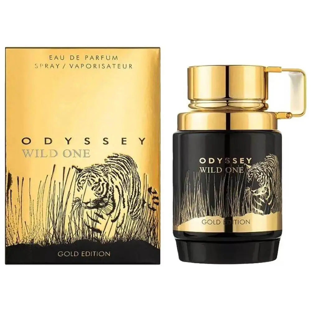 Giorgio Armani Odyssey Wild 1 Fresh Men's EDP Bold Fragrance - High Quality Captivating Ultra-Luxe Men's Fragrance, Vetiver Blend, 3.3/3.4 oz, New Box, Rich Scent