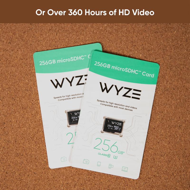 Wyze MicroSD Card — High-Speed Storage for Wyze Cams, Nintendo Switch, Digital/Security Cameras, Smartphone, GoPRO, Drones, Affordable Accessories
