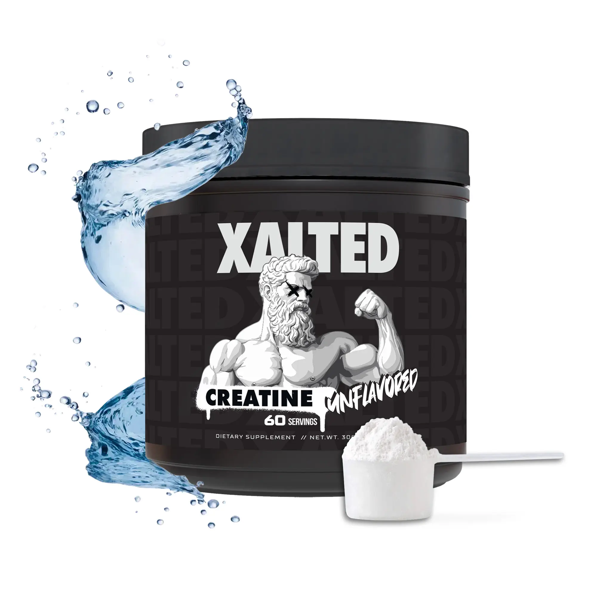 Xalted Creatine Monohydrate with Black Pepper Extract (60 Servings) Xalted Creatine Monohydrate with Black Pepper Extract (60 Servings)