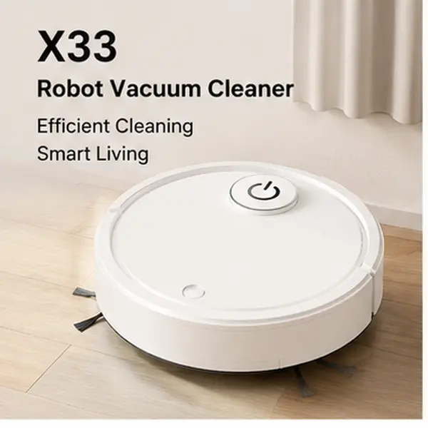 X33 Compact Robotic Vacuum Cleaner for Hard Floors and Everyday Home Cleaning