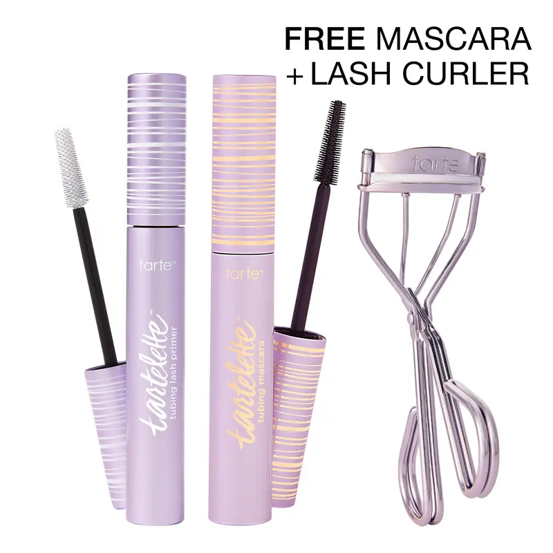 tarte x @itsmaureenkelly lash cocktail - tartelette tubing mascara & primer