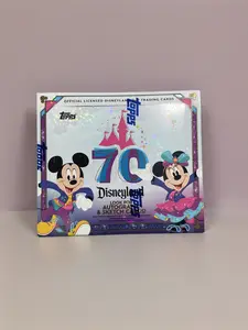 One (1) Single pack from Topps Disneyland 70th anniversary hobby Box (Ripped Live Only)
